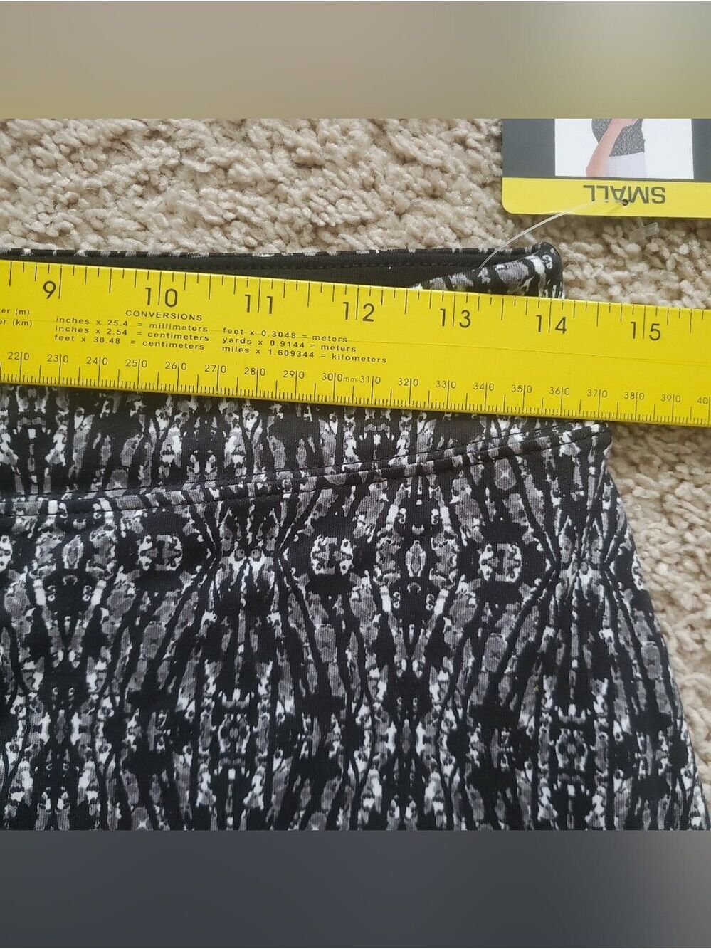 NEW Tranquility Skort Skirt Rhombi Black Women's Size Small Athletic - Picture 5 of 11